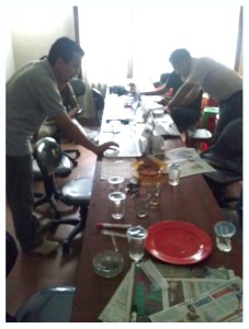 Ruang kontrol deklarasi Pencalonan RK sebagai Walikota Bandung