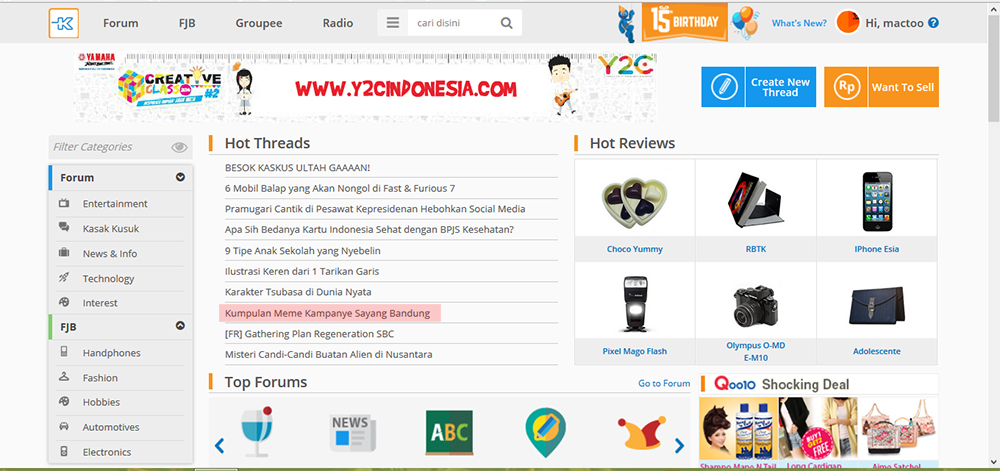hot thread sayang bandung di kaskus