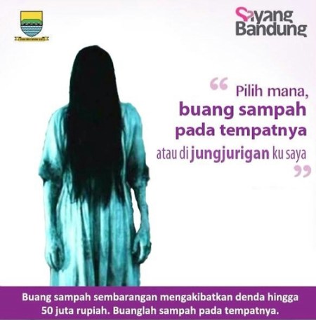 edisi jurig, mungkin untuk tukang buang sampah yang percaya klenik